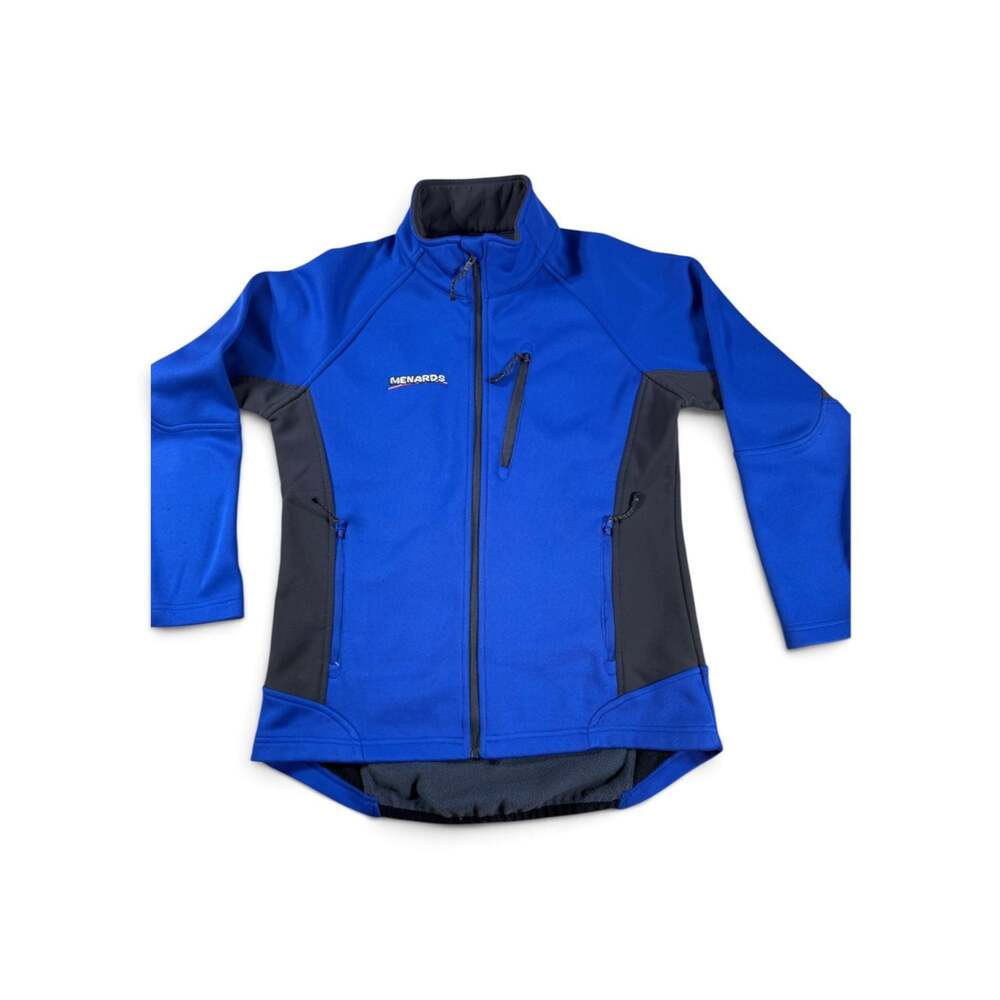 Menards Women's Blue Full-Zip Soft Shell Jacket, Size S, 100% Polyester